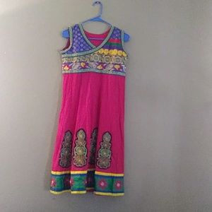 Handmade girl's special-occasion dress